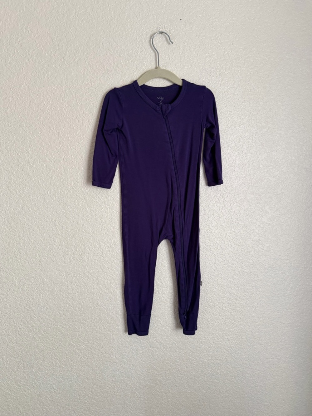 Kyte Baby Zippered Romper Pajamas 2T Purple